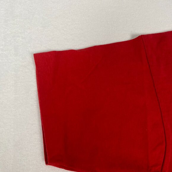 Vintage 90s Made in USA Single Stitch 1994 Youth Olymporama Volleyball Red Tee - Picture 6 of 10